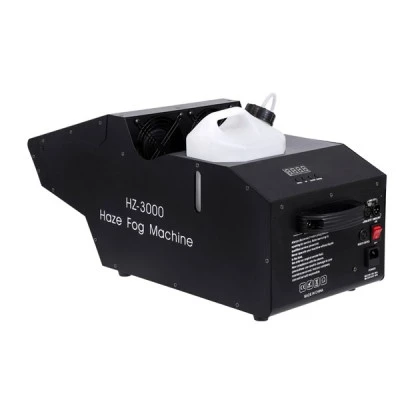 GloboStar® 51173 GRIFFIN Επαγγελματική Επιδαπέδια Μηχανή Haze Machine - Εφέ Ομίχλης-Νέφωσης 3000W AC 220V-240V DMX512 Display on Body & Ασύρματο Χειριστήριο - Μαύρο - L66 x W28.5 x H36cm