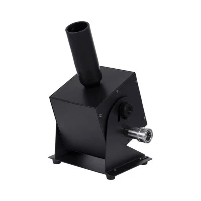 GloboStar® 51174 HYDRA Επαγγελματική Επιδαπέδια Μηχανή Cannon CO2 JET Smoke Effect Machine - Κανόνι JET Εφέ Καπνού-Ομίχλης CO2 150W AC 220V-240V DMX512 Display on Body - Μαύρο - L24 x W16.5 x H40cm