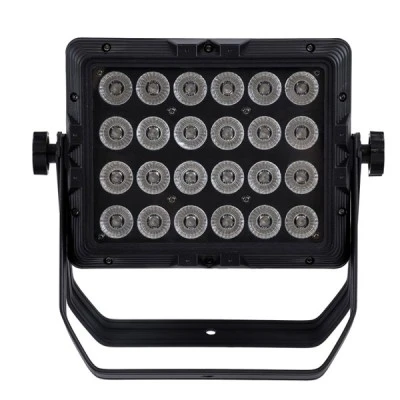 GloboStar® 51175 HARPIES Επαγγελματική Κεφαλή PAR DMX512 360W AC 220V-240V 4in1 - SPOT 25° OSRAM LED Αδιάβροχη IP65 RGBW+UV - Μαύρο - L34 x W21 x H34cm
