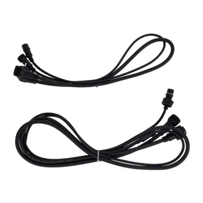 GloboStar® 51175 HARPIES Επαγγελματική Κεφαλή PAR DMX512 360W AC 220V-240V 4in1 - SPOT 25° OSRAM LED Αδιάβροχη IP65 RGBW+UV - Μαύρο - L34 x W21 x H34cm