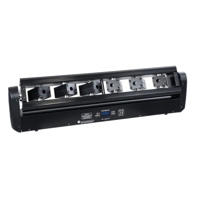 GloboStar® AMNESIA 51179 Επαγγελματική Κινούμενη Ρομποτική Μπάρα Super LASER BEAM Light 150W - 6 x 1W Laser - 300mW RED/638nm - 100mW GREEN/531nm - 600mW BLUE/442nm - AC 220V-240V IP20 3in1 RGB DMX512 - Μ86 x Π23 x Υ9cm - 2 Χρόνια Εγγύηση