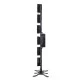 GloboStar® 51194 LINE COLUMN HEXA Επαγγελματικό Φωτιστικό Ειδικών Εφέ DIGITAL MATRIX PIXEL & Blinder - 6 x 100W LED COB Chips Ultra Gold Warm White 2200K & 144 x 0.5W LED SMD5050 Chips RGB - AC 220V-240V DMX512 Display on Body - Μαύρο - Μ40 x Π32 