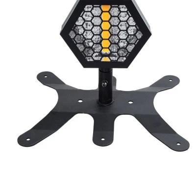 GloboStar® 51194 LINE COLUMN HEXA Επαγγελματικό Φωτιστικό Ειδικών Εφέ DIGITAL MATRIX PIXEL & Blinder - 6 x 100W LED COB Chips Ultra Gold Warm White 2200K & 144 x 0.5W LED SMD5050 Chips RGB - AC 220V-240V DMX512 Display on Body - Μαύρο - Μ40 x Π32 