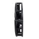 GloboStar® 51195 HALO HEXA Επαγγελματικό Φωτιστικό Ειδικών Εφέ DIGITAL MATRIX PIXEL & Blinder - 7 x 50W LED COB Chips Ultra Gold Warm White 2200K & 168 x 0.5W LED SMD5050 Chips RGB - AC 220V-240V DMX512 Display on Body - Μαύρο - Μ50 x Π10.5 x Υ47c