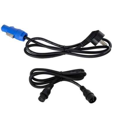 GloboStar® 51195 HALO HEXA Επαγγελματικό Φωτιστικό Ειδικών Εφέ DIGITAL MATRIX PIXEL & Blinder - 7 x 50W LED COB Chips Ultra Gold Warm White 2200K & 168 x 0.5W LED SMD5050 Chips RGB - AC 220V-240V DMX512 Display on Body - Μαύρο - Μ50 x Π10.5 x Υ47c