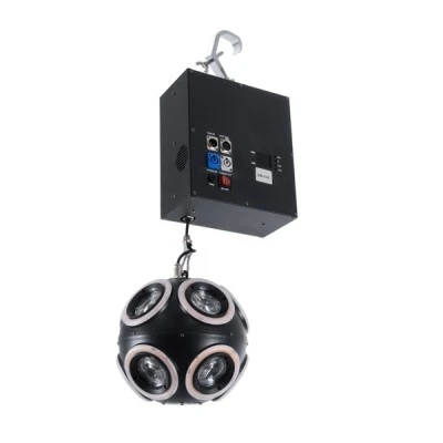 Επαγγελματικό φωτιστικό ειδικών εφέ Φ25cm Super BEAM Light 300W 10x20W LED RGBW & 10x20W LED θερμό λευκό 2200K GloboStar® 51197 LIFT BALL Επαγγελματικό Φωτιστικό Ειδικών Εφέ Φ25cm KINETIC BALL MATRIX PIXEL Super BEAM Light CREE LED 4in1 300W - 10 x 20W LED COB Chips RGBW & 10 x 20W LED COB Chips Ultra Gold Warm White 2200K - Μέγιστο Μήκος Ανύψωσης 6 Μέτρα - AC