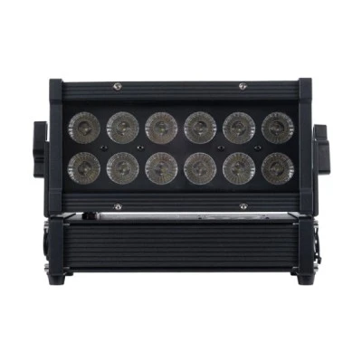 GloboStar® 51198 CYRUS Επαγγελματική Κεφαλή PAR DMX512 180W AC 220V-240V 6in1 - SPOT 25° OSRAM LED Αδιάβροχη IP65 RGBW+UV - Μαύρο - Μ30 x Π14 x Υ19cm - 2 Χρόνια Εγγύηση