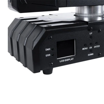 GloboStar® HADES 51199 Επαγγελματική Κινούμενη Ρομποτική Μπάρα Super LASER BEAM Light 150W - 6 x 1W Laser - 300mW RED/638nm - 100mW GREEN/531nm - 600mW BLUE/442nm - AC 220V-240V IP20 3in1 RGB DMX512 - Μ36 x Π25 x Υ46cm - 2 Χρόνια Εγγύηση