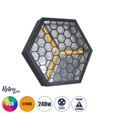 Επαγγελματικό φωτιστικό DIGITAL MATRIX PIXEL & Blinder 3x80W LED COB Chips Ultra 2200K & 30x0.5W LED SMD5050 Chips RGB Επαγγελματικό φωτιστικό DIGITAL MATRIX PIXEL & Blinder 3x80W LED COB Chips Ultra 2200K & 30x0.5W LED SMD5050 Chips RGB