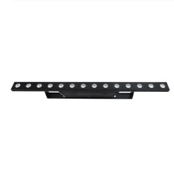 Επαγγελματική μπάρα φωτισμού Wall Washer LED 14x10W 140W 8° AC 220-240V  RGB IP20 μαύρο χρώμα  Μ100xΠ6.5xΥ12.5cm 