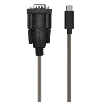 Καλώδιο CABLETIME USB-C σε RS232 C160 28AWG διάφανες-μαύρο 1m Καλώδιο CABLETIME USB-C σε RS232 C160 28AWG διάφανες-μαύρο 1m
