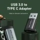 Αντάπτορας CABLETIME USB 3.0 σε USB Type-C AMCF 2.1A μαύρο 0.1m