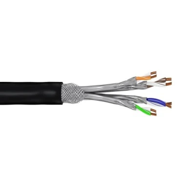 Καλώδιο GOOBAY S/FTP CAT 7 53867 copper AWG 23/1 50m μαύρο