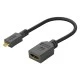 Καλώδιο GOOBAY 58683 HDMI micro σε HDMI 4K 0.15m