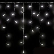 288 χριστουγεννιάτικα led λαμπάκια βροχή ψυχρό φως 600cm x 60cm IP44 εξωτερικής χρήσης