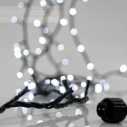 100 led λαμπάκια λευκά με πράσινο καλώδιο 815cm IP44 και δυνατότητα επέκτασης έως 3
