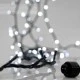100 led λαμπάκια λευκά με πράσινο καλώδιο 815cm IP44 και δυνατότητα επέκτασης έως 3