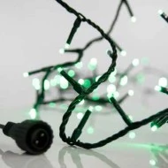 100 πράσινα χριστουγεννιάτικα led λαμπάκια με πράσινο καλώδιο 815cm IP44 και δυνατότητα επέκτασης