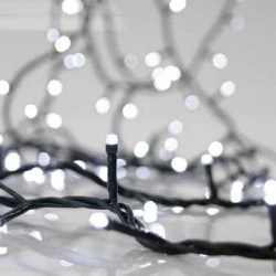 1200 Χριστουγεννιάτικα led λαμπάκια σταθερά ψυχρό φως 6295cm IP44 με πράσινο καλώδιο