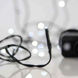 100 χριστουγεννιάτικα led λαμπάκια ψυχρού φωτός με 8 προγράμματα μήκος 795cm και στεγανότητα IP44