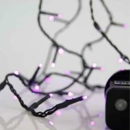 100 μωβ χριστουγεννιάτικα led λαμπάκια με πρόγραμμα 795cm IP44 εξωτερικής χρήσης