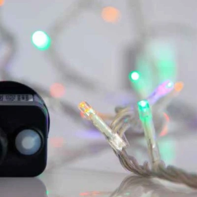 240 πολύχρωμα χριστουγεννιάτικα led λαμπάκια με πρόγραμμα 1495cm IP44 διάφανο καλώδιο 240 πολύχρωμα χριστουγεννιάτικα led λαμπάκια με πρόγραμμα 1495cm IP44 διάφανο καλώδιο