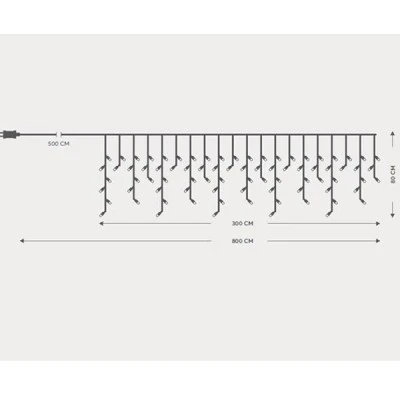 128 led λαμπάκια 2200-3500K θερμά και πολύχρωμα με διάφανο καλώδιο με πρόγραμμα και bluetooth