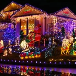 300 led Χριστουγεννιάτικα λαμπάκια σε σειρά 31V οπάλ πολύχρωμα πράσινο καλώδιο IP44 & 8 προγράμματα