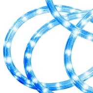 Led φωτοσωλήνας μπλε 10m μονοκάναλος 24λαμπάκια/m σε συσκευασία εξωτερικού χώρου
