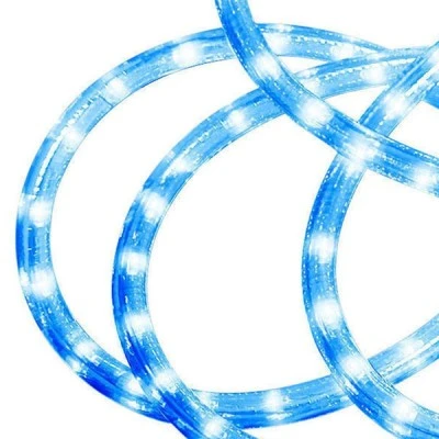 Led φωτοσωλήνας μπλε 10m μονοκάναλος 24λαμπάκια/m σε συσκευασία εξωτερικού χώρου