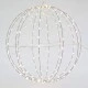 Διακοσμητική μπάλα φωτιζόμενη με 240 led 40cm σε θερμό λευκό φως στεγανή IP44 Διακοσμητική μπάλα φωτιζόμενη με 240 led 40cm σε θερμό λευκό φως στεγανή IP44