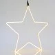Αστέρι με NEON LED φωτοσωλήνα 58x54cm θερμό λευκό φως εξωτερικού χώρου στεγανό IP44