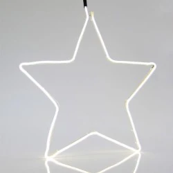 Αστέρι με NEON LED 15W φωτοσωλήνα 58x54cm λευκό φως εξωτερικού χώρου στεγανό IP44