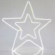 Διπλό αστέρι με NEON LED 22.5W φωτοσωλήνα 58x56cm λευκό φως εξωτερικού χώρου στεγανό IP44 Διπλό αστέρι με NEON LED 22.5W φωτοσωλήνα 58x56cm λευκό φως εξωτερικού χώρου στεγανό IP44