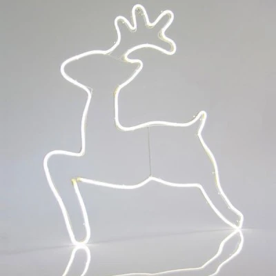 Τάρανδος NEON LED 58x65cm λευκό φως 22.5W εξωτερικής χρήσης στεγανό IP44