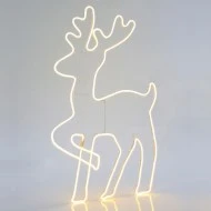 Τάρανδος NEON LED 37.5W 54x89cm θερμό λευκό φως εξωτερικού χώρου στεγανό IP44