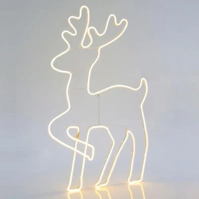 Τάρανδος NEON LED 37.5W 54x89cm θερμό λευκό φως εξωτερικού χώρου στεγανό IP44