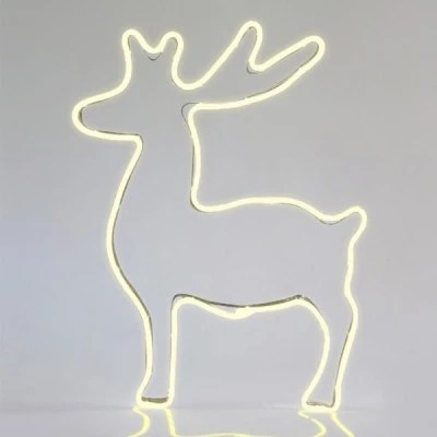Τάρανδος NEON LED 51x65cm θερμό λευκό φως 22.5W εξωτερικής χρήσης στεγανό IP44