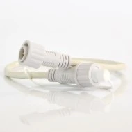 Connector 50cm λευκό χρώμα για φωτοσωλήνες στεγανό IP44