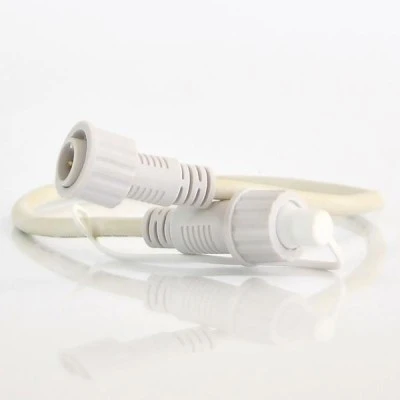 Connector 50cm λευκό χρώμα για φωτοσωλήνες στεγανό IP44