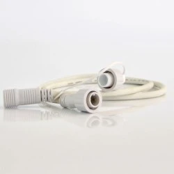 Connector 1m λευκό χρώμα για φωτοσωλήνες στεγανό IP44