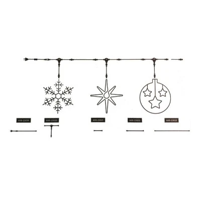 Connector 50cm λευκό χρώμα για φωτοσωλήνες στεγανό IP44