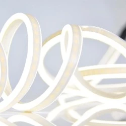 Neon LED φωτοσωλήνας λευκός δύο όψεων με 120λαμπάκια/m 7.5W/m 50m εσωτερικού χώρου Neon LED φωτοσωλήνας λευκός δύο όψεων με 120λαμπάκια/m 7.5W/m 50m εσωτερικού χώρου