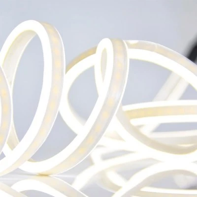 Neon LED φωτοσωλήνας λευκός δύο όψεων με 120λαμπάκια/m 7.5W/m 50m εσωτερικού χώρου