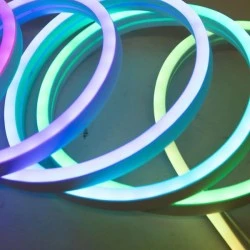 Φωτοσωλήνας Neon flex pixel 24V με μετασχηματιστή led rgbcct με πρόγραμμα & τηλεχειριστήριο με μήκος 5m IP65