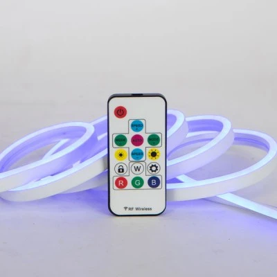 Φωτοσωλήνας Neon flex pixel 24V με μετασχηματιστή led rgbcct με πρόγραμμα & τηλεχειριστήριο με μήκος 5m IP65