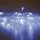 20 led λαμπάκια σε σειρά μπαταρίας ψυχρό λευκό φως IP20 με ασημί καλώδιο χαλκού επεκτεινόμενα