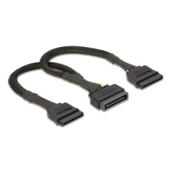 Καλώδιο DELOCK 60135 SATA 15pin σε 2x SATA 15pin 0.25m