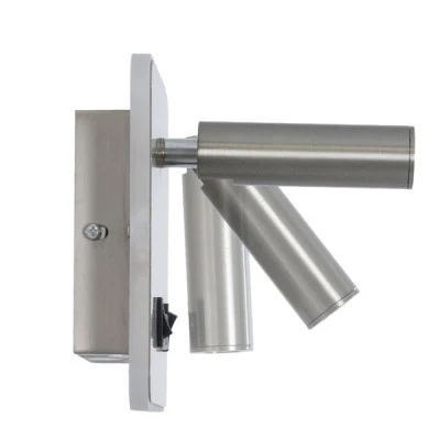 Φωτιστικό τοίχου ξενοδοχείου Bed Side LED 4500Κ 6W 600lm 36° & 360° Reading Light & κρυφός φωτισμός - φορτιστής USB 3A νίκελ GloboStar® LADY-S 60945 Μοντέρνο Φωτιστικό Τοίχου - Απλίκα Ξενοδοχείου Bed Side LED 6W 600lm 36° & 360° AC 220-240V - Reading Light & Κρυφός Φωτισμός - Φορτιστής USB 3A - Μ15 x Π15 x Υ7cm - Φυσικό Λευκό 4500K - Νίκελ Βούρτσας- 3 Χρόνια Εγγύηση