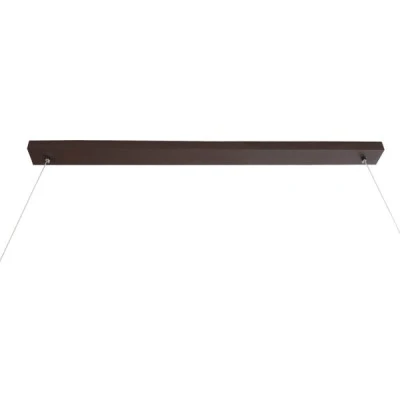 Κρεμαστό Φωτιστικό LED 75W 8400lm CCT (2700K/4500K/6000K), Dimmable με Τηλεχειριστήριο, 360°, Καφέ, 120x25x25cm